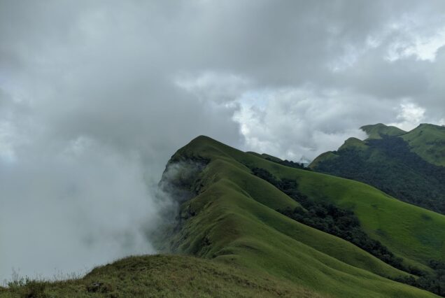 Morning mist in the Netravati Valley during trek