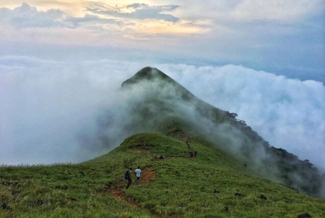 Challenging ascent on Kumaraparvatha Hill